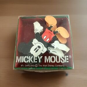 Vtg Kurt Adler Disney Mickey Mouse‎ Paper Garland 9 ft New Old Stock